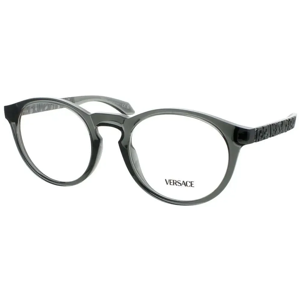 Versace 0VE3355U-5453 Unisex Eyeglasses 5453 TRANSPARENT GREY ACETATE